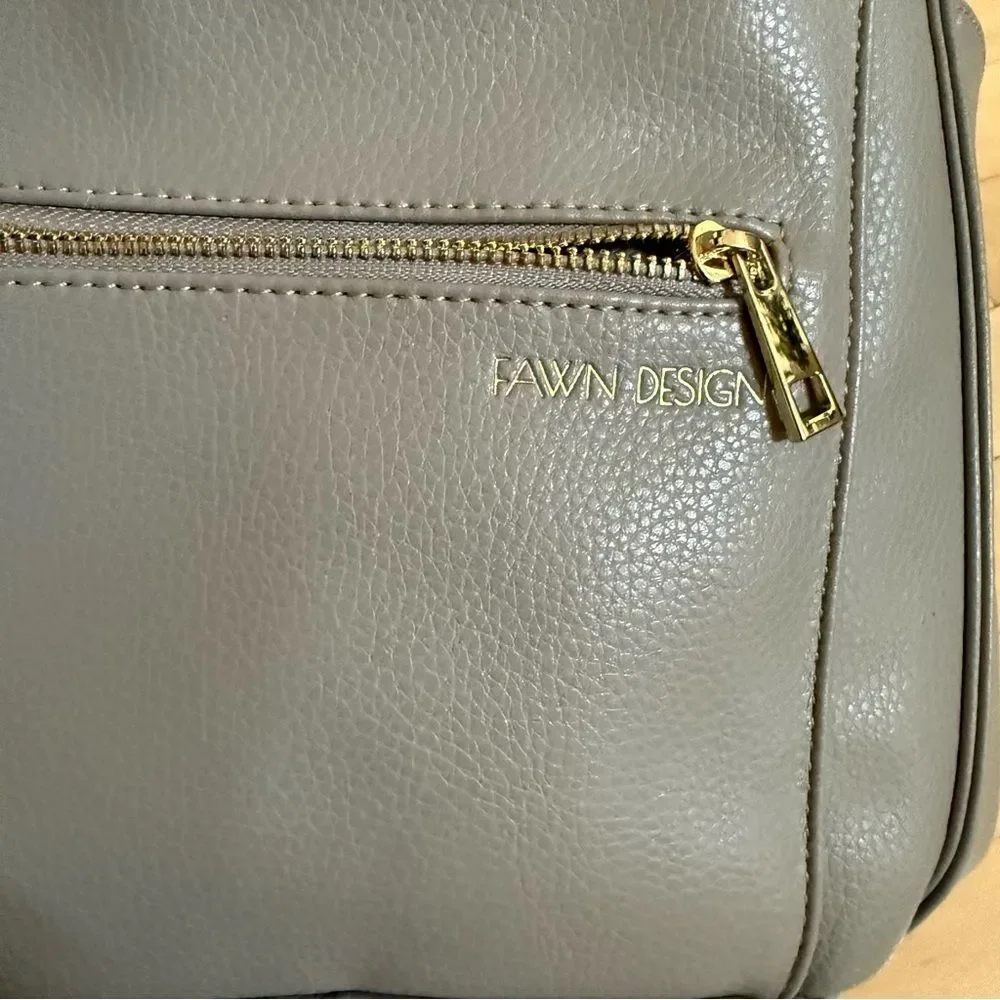 Fawn Design The Original Diaper Bag in Gray